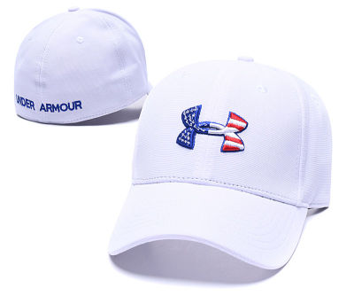 หมวกเบสบอล 2021 New UA Under Armourหมวก Sport Baseball Cap Embroidered 100% Cotton Sun Hat Fashionable Sport Men and Women Camping Cap High Quality
