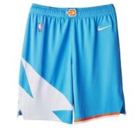 ขายเสื้อผ้าบาสเกตบอลสูง 【 hot pressed】2022 NBA shorts Los Angeles Clippers blue city edition basketball shorts