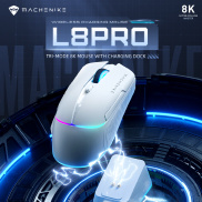 New ArrivalMACHENIKE L8 Pro 8K Tri-Mode Mouse With Charging Dock PAW3395