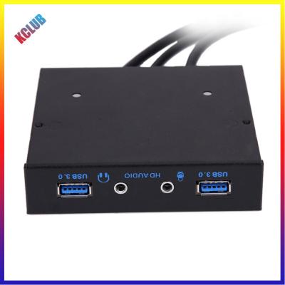 3.5  20Pin 2 USB 3.0พอร์ตHUB + HD Audio PC Front Panel