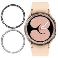 Galaxy Watch4 Diamond Decorate Bezel for Samsung Galaxy Watch 4 5 40mm 44mm Protection Cover Case Metal Bumper Ring Accessories