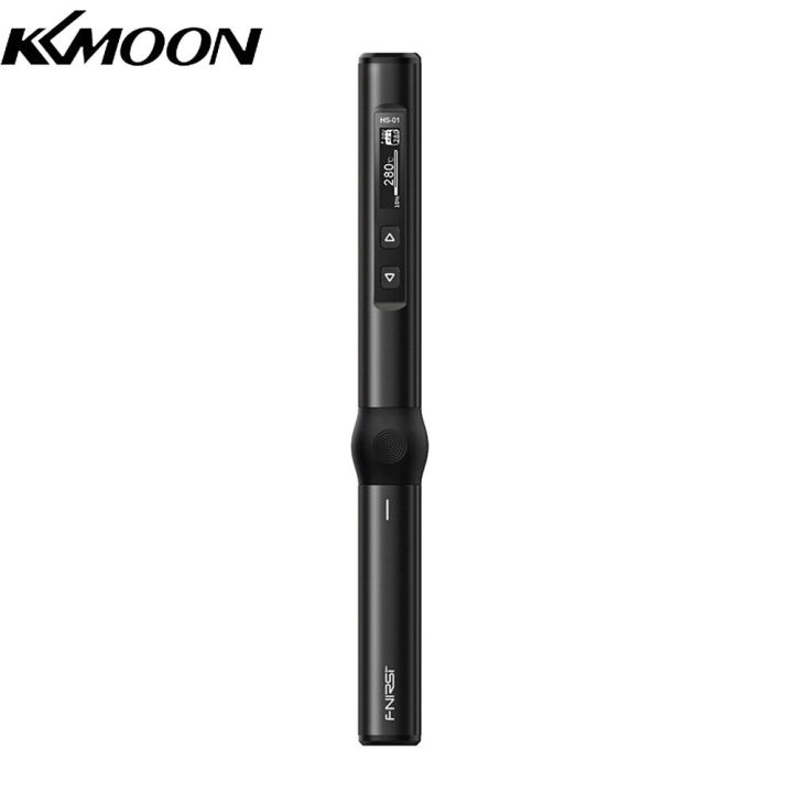 kkmoon-เครื่องเชื่อมเหล็กไฟฟ้าอัจฉริยะแบบพกพา-อุปกรณ์เชื่อมสายไฟ0-87นิ้วจอแสดงผล-oled-อะลูมินัมอัลลอยที่อยู่อ-หัวแร้งบัดกรี