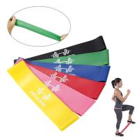 Yoga Resistance Rubber Bands Indoor Outdoor Fitness Equipment 0.5 -1.3mm Pilates Sport Training Workout Elastic Bands Exercise Bands