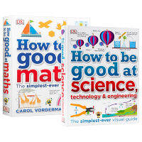 DK illustrated math science academic guidance Volume 2 English original how to be good at math science