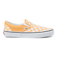 Vans รองเท้าผ้าใบ Classic Slip-On Checkerboard | Flax/True White ( VN000XG8AZV )