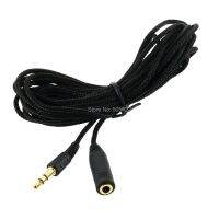 5M 17ft 3.5mm jack Female to Male Earphone Headphone Stereo Audio Extension Cable Cord for computer speaker phone  Cables