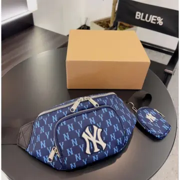MLB Korea - Big Classic Monogram Jacquard New Bucket Bag New York Yankees - Cream