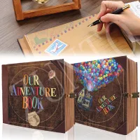 DIY Travel Photo Album  Journal Adventure Book For Office Home School Business Writing Gift Baby 146 Page Memory Scrapbook  Photo Albums