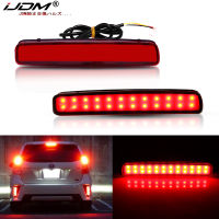 iJDM Red LED Bumper Reflector Lights For 14-16 Scion tC &amp; For Toyota Prius V Function as Tail,Brake &amp; Rear Fog Lamps Turn Lights