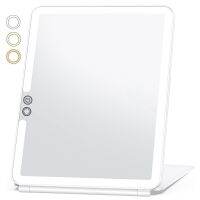 Travel Makeup Mirror with 10X Magnifying Mirror, Travel Lighted Makeup Mirror, 3 Color Lighting,Accessories for Women