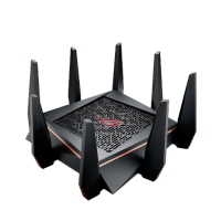 ROG Rapture GT-AC5300 AC5300 Tri-band WiFi Gaming router for VR and 4K streaming, with quad-core processor, gaming port, AiMesh for whole-home wifi system, built-in wtfast, Adaptive QoS, and AiProtection Pro network security