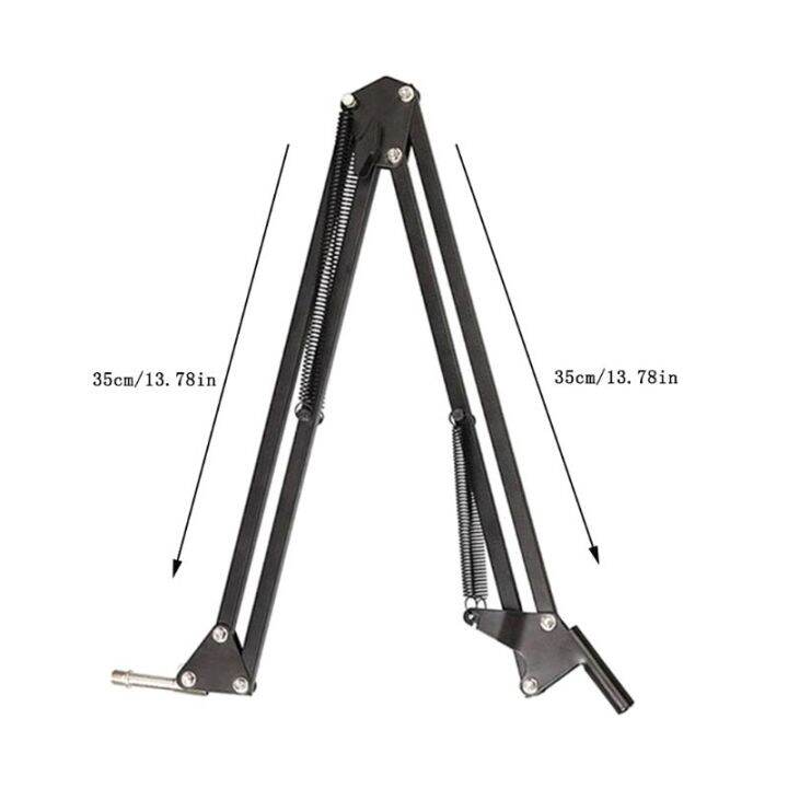 extendable-recording-microphone-holders-suspension-boom-arm-stand-holder-with-microphone-clip-table-mounting-clamps