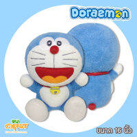 DORAEMON ตุ๊กตาโดเรมอน ตุ๊กตาโดราเอม่อน ตุ๊กตารุ่นยิ้มอ้าปาก ขนาด 16 นิ้ว และ 24 นิ้ว (สินค้าลิขสิทธิ์แท้ 100% จากโรงงานผู้ผลิต)