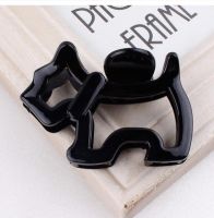 Women Hair Clip Fashion Hair Claw Black Hairpin Hair Accessories for Simple Hair Crab Grip Clamp