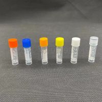 100/200/300/500/ 1.8ml Plastic Screw Mouth Pipe with Leakproof WasherTransparent Graduated CryovialReagent Storage Tube