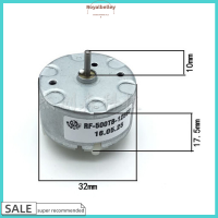 ROYAlbelley มอเตอร์ RF500TB-12560 Mabuchi,1ชิ้น DC 1.5V 6V 12V 4600RPM 32มม. Mesin Semprot จอ DC