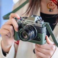 Shelv เคสสำหรับ Fuji X-T5 XT5กระเป๋ากล้องฝาครอบป้องกันที่เป็นหนังปกหนังอุปกรณ์เสริมเคสกล้อง Hle X-T5กระเป๋าใส่กล้อง