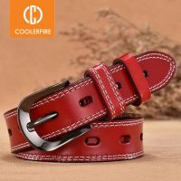 Women Genuine Leather Belt For Female Strap Casual All-match Ladies Adjustable Belts Designer High Quality Brand Belts