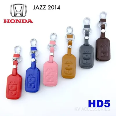 AD.ซองหนังใส่กุญแจรีโมทรถยนต์ HONDA รุ่น JAZZ 2014  รหัส HD5 ระบุสีทางช่องแชทได้เลยนะครับ