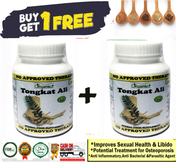 Premium Quality Tongkat Ali Buy1Take1 (60cap x 500mg Each) Lazada PH