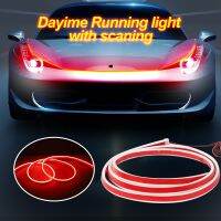 【CC】 Scan Starting Car Hood Lamp DRL Tuning Headlight Strip 12V