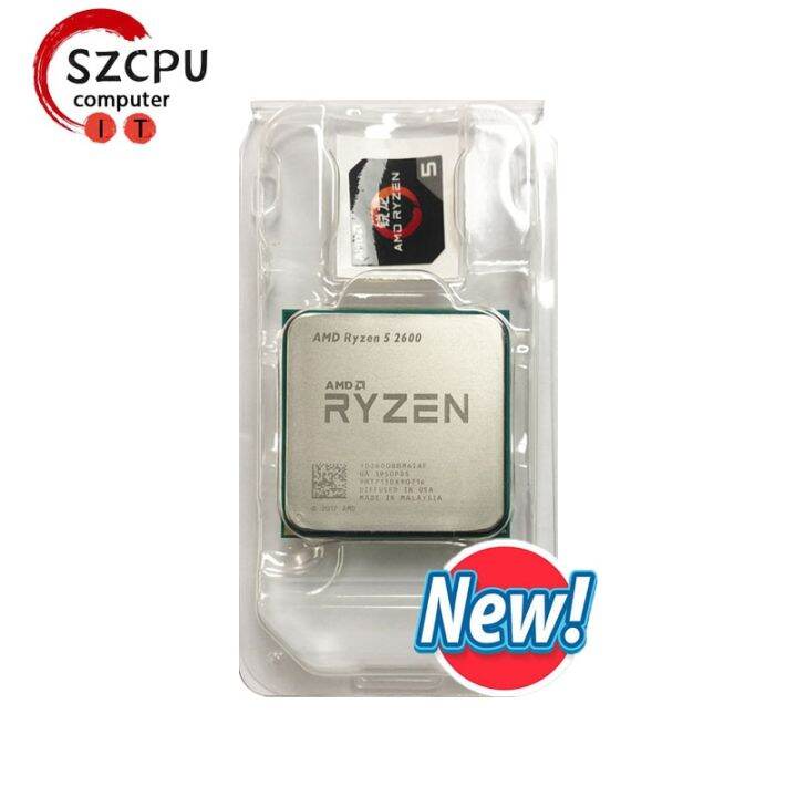 Amd Ryzen 5 2600 R5ใหม่2600 34 Ghz หกแกน Am4เบ้า Yd2600bbm6iaf เครื่องประมวลผลซีพียูสิบสอง 2358