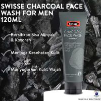 Swisse Charcoal Face Wash For Men 120ml สครับชาโคลสูตรพิเศษสำหรับผิวหน้าผู้ชายจากออสเตรเลียของแท้