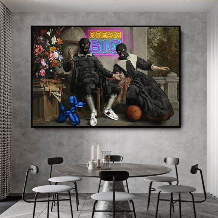 modern-graffiti-canvas-art-print-basketball-dream-masked-bonnie-amp-clyde-family-poster-for-bedroom-decor