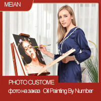 Photo custome Oil Painting By Numbers Kit Oil Paints 50*70 Paiting By Numbers Decorative Paintings Crafts For Handicraft