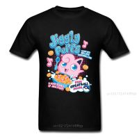 Jigglypuffs T-Shirt Monster Tops Men Anime T Shirt Cute Cartoon Designer Clothing Couples Black Tshirt Funny Cotton Tee 【Size S-4XL-5XL-6XL】