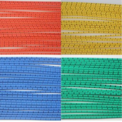 2600PCS Heat Shrink Tubing  cable marker Insulation Tube Electronic Polyolefin Wire Cable Sleeve  26letter kits shrink ratio 2:1 Cable Management