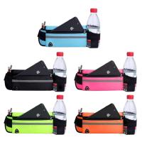 Running Waist Bag Multifunctional Waterproof Sports Pouch Waist Bag Pack Purse Casual Large Phone Belt Bag Pouch Canvas Travel Running Belt