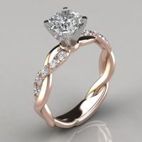 ที่สวยหรูเจ้าหญิงสแควร์ Moissanite แหวนร้อนขายแหวนแต่งงานผู้หญิงครบรอบพรรคของขวัญวันวาเลนไทน์เครื่องประดับขายส่ง