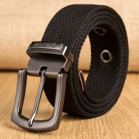 Military Tactical Canvas Belt for Men Women Metal Pin Detachable Buckle Waist Strap Belts for Jeans Plus Long Large Size 100 110 120 130 140 150 160cm