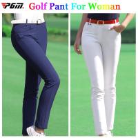 Golf Pants For women students ladies summer spring golfer clothing sports wear slim breathable Polyester Solid color spandex