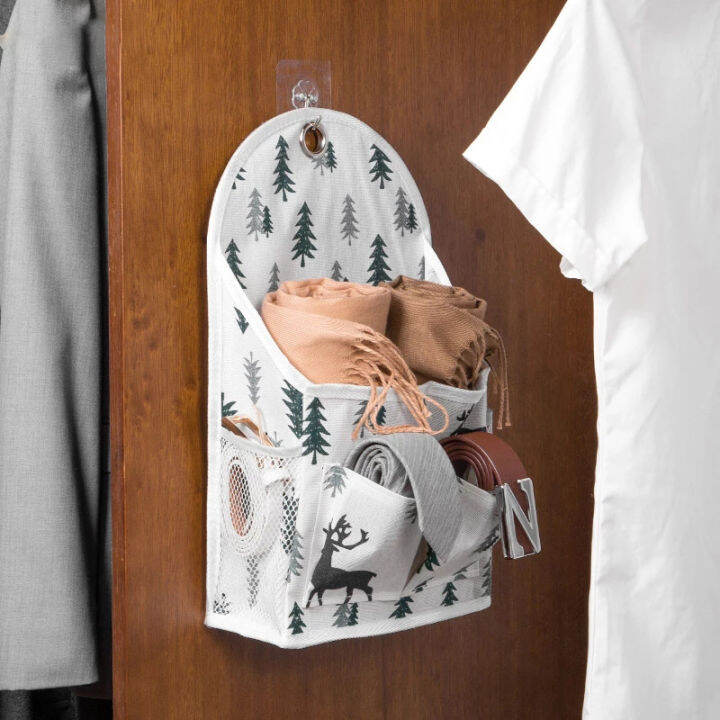 wall-mounted-waterproof-bag-organizer-multi-functional-cotton-linen-toiletry-bag-home-hanging-room-closet-storage-packaging