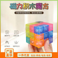 โรงงานจัดหาโดยตรงข้ามพรมแดนแม่เหล็ก Rubiks Cube Luban Soma Cube Tetris Building Blocks ของเล่นปริศนา