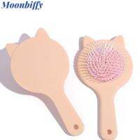 ▪℡❣ Cat Ear Shape Airbag Comb Cute Childrens Air Cushion Comb ABS Massage Comb Women Combs Salon Hairdressing Hair Brush Hair Care