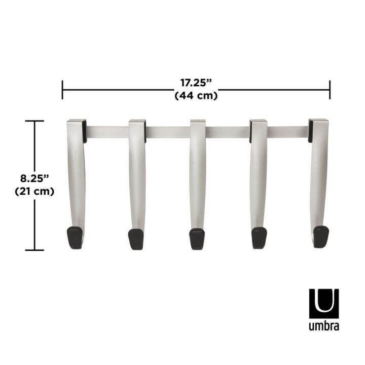 umbra-schnook-over-the-door-5-hooks-ที่แขวนของหลังประตู-ไม่ต้องเจาะ-5-ตะขอ