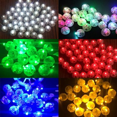 50pc Round Led Flash Ball 10Pcs Lamp Balloon Light Long Standby Time For Paper Lantern Balloon Light Party Wedding Decoration