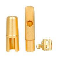 Professional Alto Saxophone Metal Brass Mouthpiece Gold Plating Sax Mouth Pieces Accessories Size D-7