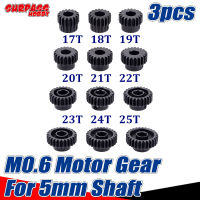 SURPASS HOBBY 3PCS M0.6 มอเตอร์เกียร์โลหะเหล็ก Pinion 5.0mm Shaft 23T 24T 25T 26T 27T 28T สำหรับ 1/10 1/8 RC รถรถบรรทุก Buggy Wltoys-final1