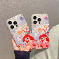 เคสโทรศัพท์รูปการ์ตูนแฟชั่นลายเจ้าหญิงมหัศจรรย์น่ารักๆสำหรับ IPhone 14 13 12 11 Pro Max เด็กหญิง