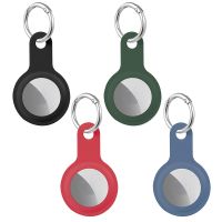 Lokalizator Bluetooth Wireless Tracker dla Apple Airtags urządzenie anty-zgubione dla Airtag Case silikonowy pokrowiec ochronny 4 sztuk/partia