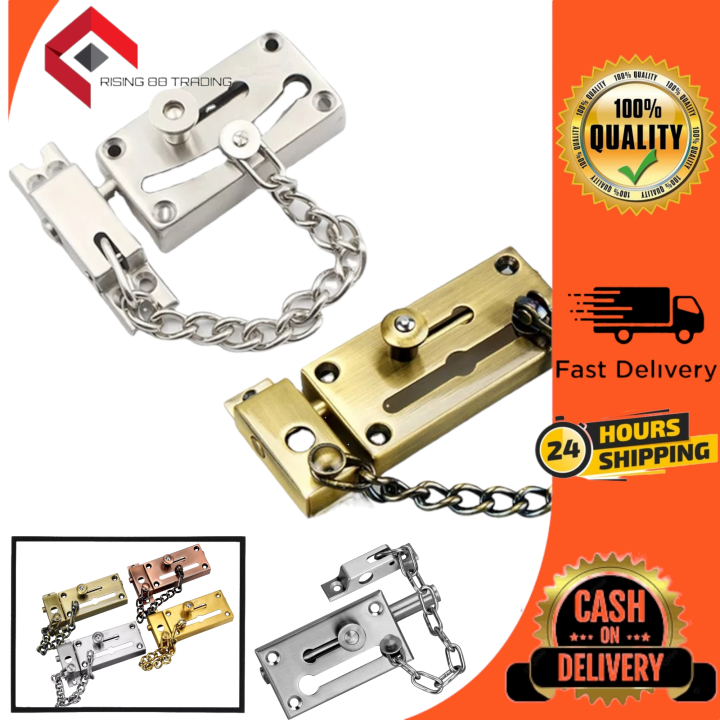 HEAVY DUTY Anti Theft Chain Lock Safety Guard Security Lock, Guard Bolt