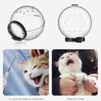 Pet Cat Anti-Licking Protective Space Hood Grooming Muzzle Anti Bite Breathable Mask Headgear Pets Supplies Accessories