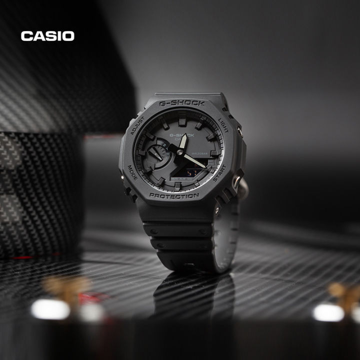 นาฬิกาแปดเหลี่ยมผู้ชาย-casioga-2100-นาฬิกาลำลองสำหรับเล่นกีฬา-casio-g-shock