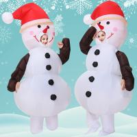 Christmas Tree Snowman Santa Claus Inflatable Costume Suit Cosplay Fancy Party Dress Halloween Costume For Men Women