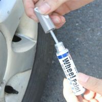 Car Wheel Hub Scratch Repair Pen Aluminum Alloy Wheel Hub Renovation Paint Brush Wheel Hub Silver Spray Paint 12ml Repair Pen