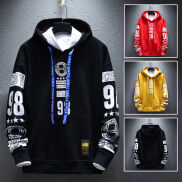 Áo Hoodie Nam Dài Tay Có Mũ Trùm Đầu Túi Bụng Mẫu Mới Họa Tiết Số 98 CBY